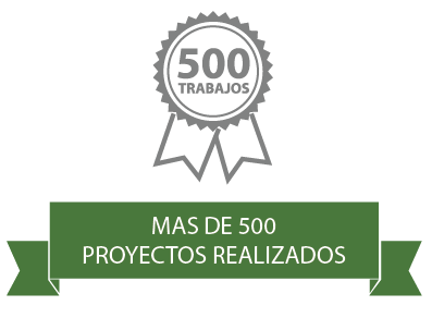 Más de 500 Proyectos realizados